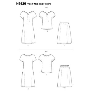New Look Sewing Pattern N6626 Misses' Sportswear