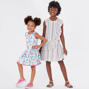 New Look Sewing Pattern N6630 Children's And Girls' Dresses