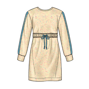 New Look Sewing Pattern N6649 Girls' Knit Dress, Top, Joggers