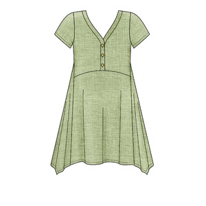 New Look Sewing Pattern N6658 Misses' Handkerchief Hemmed Top