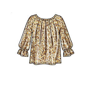 New Look Sewing Pattern N6684 Misses' Tops In Two Lengths