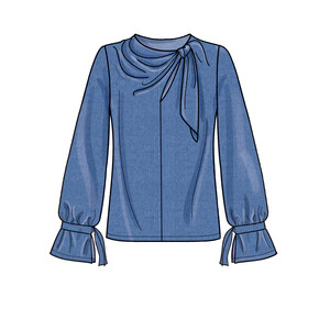 New Look Sewing Pattern N6685 Misses' Sleeveless or Long-sleeved Tops