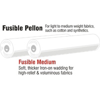 Vilene Volume Fleece Fusible Iron-On Medium PELLON H640, 90cm W Per Metre