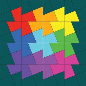 3.5" Tumbling Tile Template