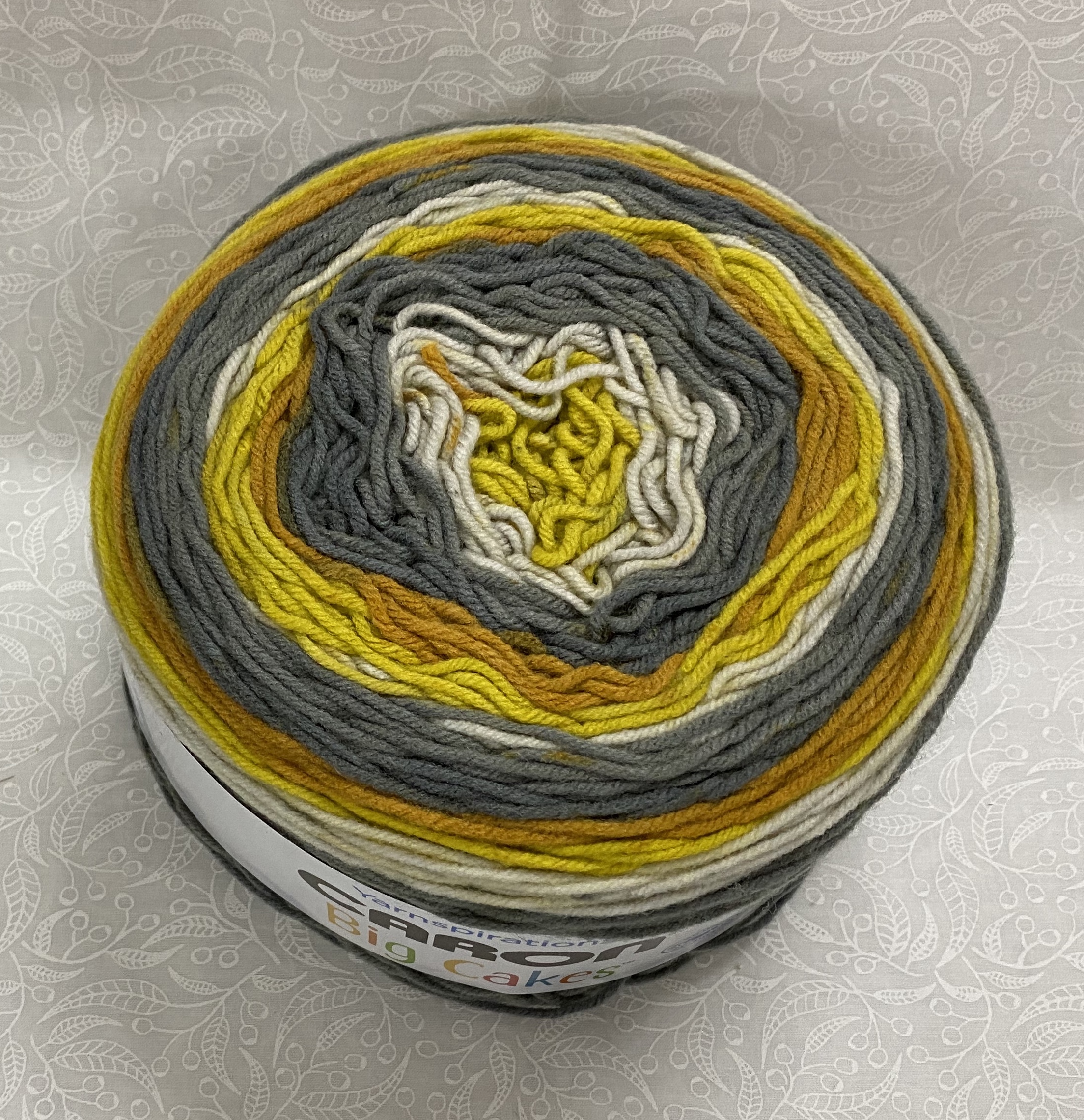 Caron BIG Cake, 300g (Approx. 551m) Premium Soft Acrylic Yarn, HONEY