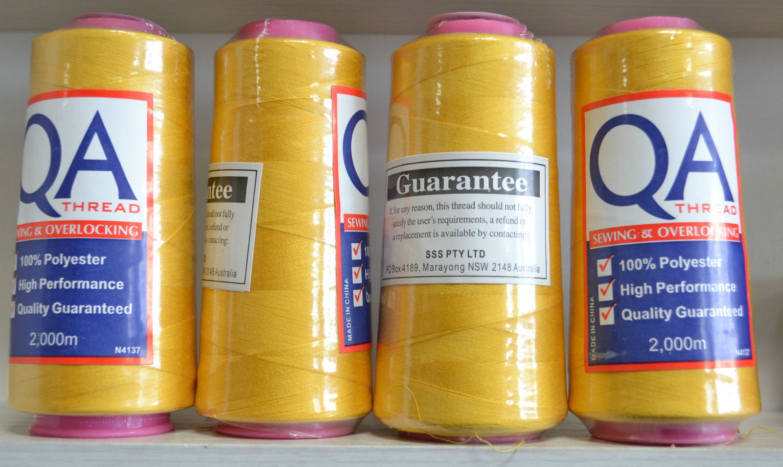 4 Spools QA (Hemline) 2000m Overlocker Sewing Thread, Choose Colour, Full Range - Picture 11 of 161