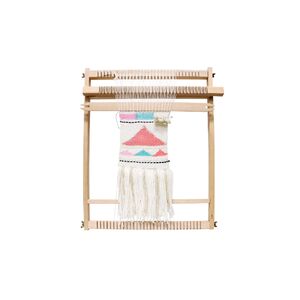 Birch Adjustable Weaving Loom, Natural Wood, 45 x 35cm, #020304