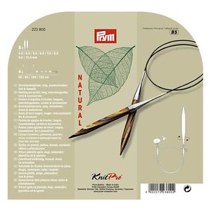 Circular Knitting Needles Set Natural 4.0-10.0mm By Prym / Knit-Pro