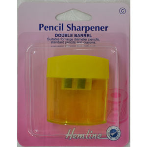Hemline Double Barrel Pencil Sharpener