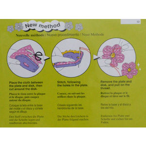Clover Yo-Yo Maker, Create Beautiful Flower Shape Gathers, #8707, Large Size 45mm