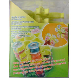 Clover Stack N Store Bobbin Tower, Holds 30 Bobbins Neatly (#9508)