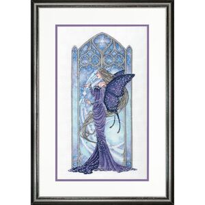 Dimensions WINTERTIME FAIRY Counted Cross Stitch Kit, 70-09618, Gold Collection
