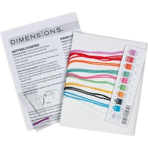 FOLLOW YOUR RAINBOW Counted Cross Stitch Kit 70-65213 by Dimensions