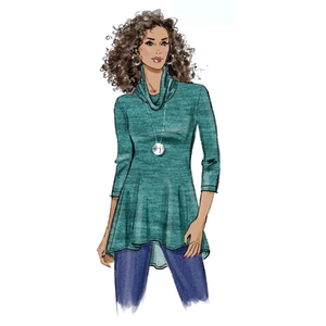 Women’s Knit Tops Sizes 4-12, Butterick Sewing Pattern 6961d5