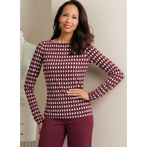 Misses' Knit Tops and Pants, Butterick Sewing Pattern 6966A5