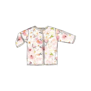 Infants' Jacket, Tops, Dress, Rompers, Diaper Cover and Hat, Butterick Sewing Pattern 6970A