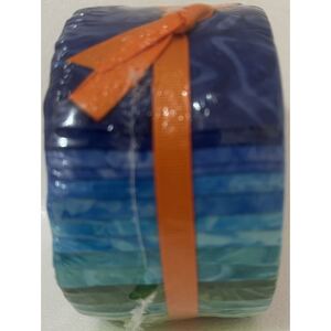 Batik Australia RAINBOW Colour Wheel Roll, 40 x 2 1/2" Strips