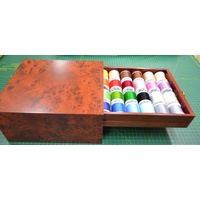 Madeira Mini Treasure Chest Cotona Machine Embroidery Threads & Drawers, Great Value