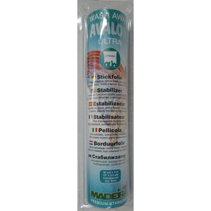 Madeira Avalon Ultra Wash Away Embroidery Stabilizer 30cm x 3m Roll, Extremely Firm