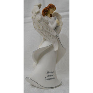Communion Heartwarmer Angel, Resin Angel Statue, 150mm High, Gift Boxed