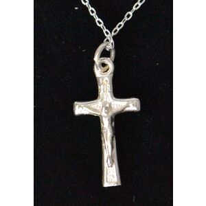 Sterling Silver Chain and Crucifix, Gift Boxed