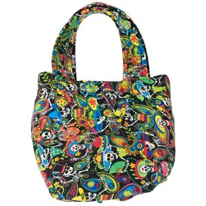 Reversible Treat Bag KIT - Funny Bones, Pattern, Fabric, Batting