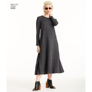 New Look Pattern 6525 Misses' Knit Dress