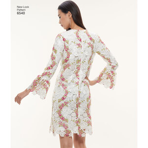 New Look Pattern 6540 Misses' Shift Dress