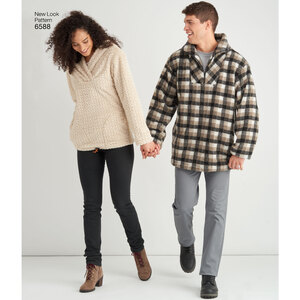 New Look Sewing Pattern 6588 Unisex Tops