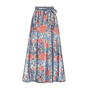 New Look Sewing Pattern N6722 Misses' Bra Tops & Wrap Skirt Sizes 6-18