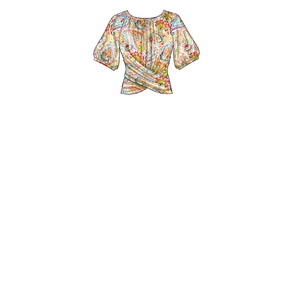 New Look Sewing Pattern N6733 Misses' Knit Tops