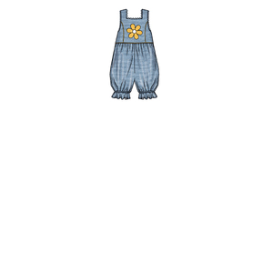 New Look Sewing Pattern N6738 Babies' Rompers and Dress