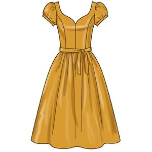 New Look Sewing Pattern N6786 Misses’ Dresses with Belt and Purse, Sizes 8-18