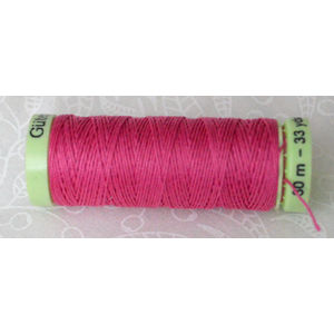 Gutermann Top Stitch Thread #733 HOT PINK 30m Spool High Lustre, Bold Sewing