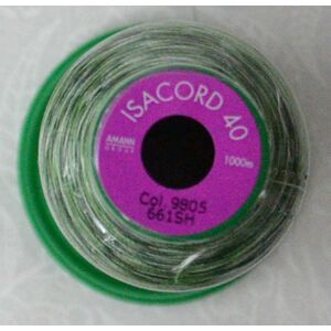 ISACORD 40 #9805 Variegated SHADES OF GRASS 1000m Machine Embroidery Sewing Thread