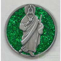COMPANION COIN, ST JUDE, PATRON SAINT OF HOPELESS CAUSES, 34mm Diameter, Metal
