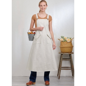 Misses’ Pullover Aprons, XS-XL, Simplicity Sewing Pattern 9938