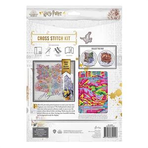 Harry Potter HOGWARTS CREST No Count Cross Stitch Kit 48x58cm