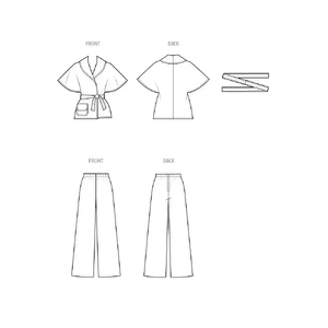 Simplicity Sewing Pattern S3047Y5 Misses’ Pants and Jacket Sizes 18-26