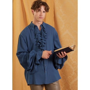 Simplicity Sewing Pattern S3062 Unisex Costume Shirts by Scissor IMP Workshop Sizes XS-XXL