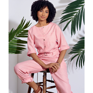 Simplicity Sewing Pattern S8907 Misses' Jumpsuit, Romper, Dresses & Belt H5 Sizes 6-14