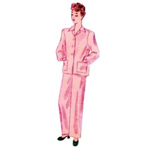 Simplicity Sewing Pattern S9635r5 Misses Vintage Lounge TopTrousers sz 14-22