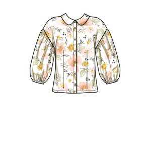Simplicity Sewing Pattern S9646k5 Misses’ Button Down Top size 8-16