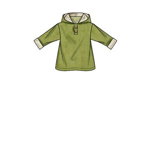 Simplicity Sewing Pattern S9652 Toddlers' Tops and Trousers Sizes 1/2 to 4