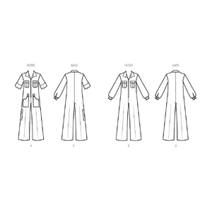 Simplicity Sewing Pattern S9700 Misses’ Vintage Jumpsuit Sizes 18-26