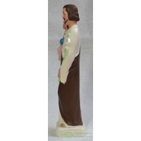 Saint Joseph Statue, Plastic, 155mm (6") High x 50mm Wide x 35mm Deep