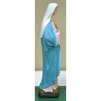 Indoor / Outdoor Sacred Heart Of Mary Statue, Polyvinyl 400mm High