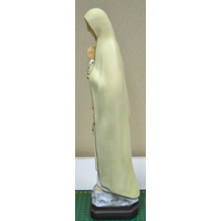 Indoor / Outdoor Our Lady Fatima Statue, Polyvinyl 400mm High