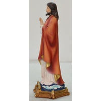 Sacred Heart Of Jesus Statue, 205mm (8") High Resin Statue