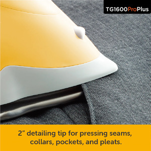 Oliso Pro Smart Iron TG1600 ProPlus Yellow For Sewers, Quilters & Crafters